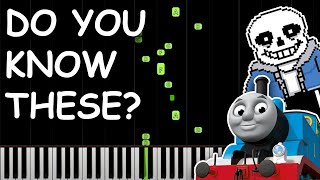 Do You Know These Meme Songs? (Piano Quiz)