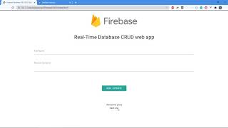 Firebase Realtime DB CRUD Web App Tutorial - 05 - Retrieve Reviews