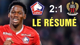 Lille - Nice 2-1 Le Résumé (Ligue 1 2024/25)