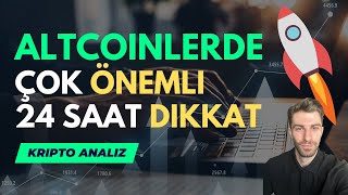 BTC ve Altcoinlerde Güçlü Kritik Sinyaller Geldi | Piyasalarda Yarın Çok Önemli !! (Kripto Analiz)