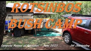 Campsite Review - Rotsinbos Bush Camp - DG Overlanding