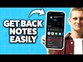How To Recover Notes App On iPhone 2026 (Step-By-Step Tutorial)