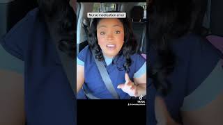Nurse medication error *full video on page* #nursing #studentnurse