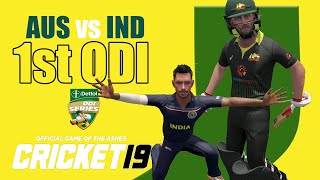 India vs Australia - 1st ODI Highlights  | Cricket 19 Gameplay Dettol ODI Series