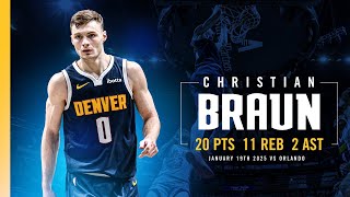 Christian Braun Full Game Highlights vs. Magic  📺 | 1/19/25