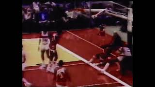 Kevin Willis \u0026 Ralph Sampson fight, 1984