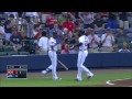 bos@atl heyward puts braves on the board with homer