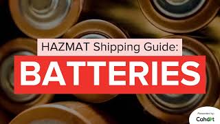 Guide to Shipping Lithium Batteries on USPS
