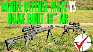 High End Factory vs. Home Budget Build AR15 Accuracy Test