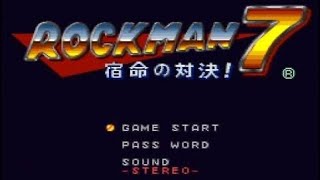 [ロックマン7 宿命の対決！]完全初見プレイ　グラフィックが進化！そしてついに登場謎のライバルF！