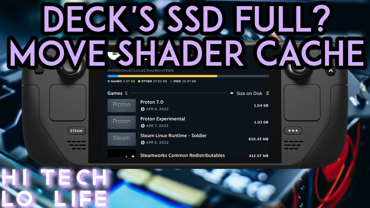「Steam Deck」 Saving SSD Space by Storing Shader Caches on Your Steam Deck's Micro SD Card? The Truth
