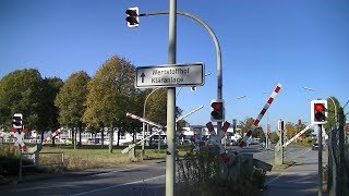 Spoorwegovergang Warendorf (D) // Railroad crossing // Bahnübergang