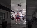 107kg 235lb clean and jerk day 39 of weightlifting love grind work