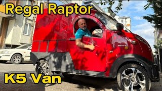 Regal Raptor K5 Van detaylı inceleme ve yol testi