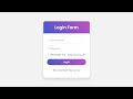 How to Create Login Form in HTML and CSS in Hindi