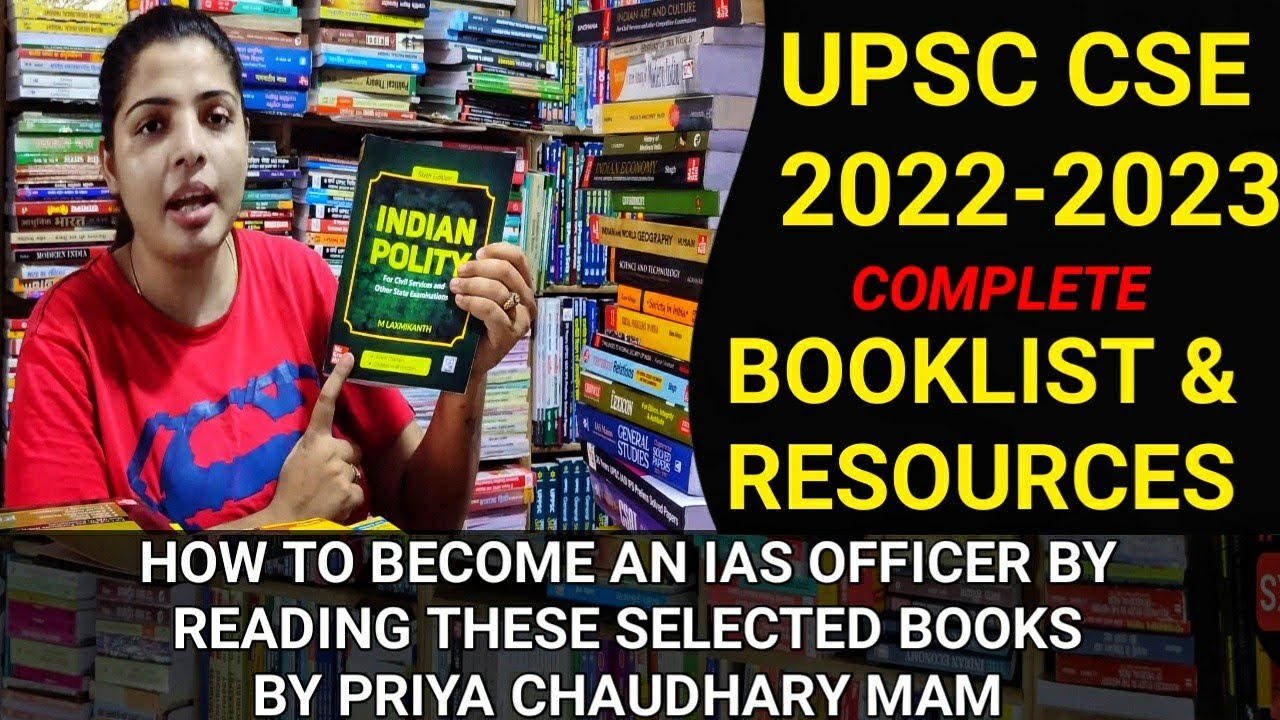 Complete Booklist And Resources For UPSC CSE - Prelims & Mains By Priya ...