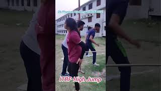 ITBP high jump Prectice #running #cposi #itbp #itbprecruitment2023