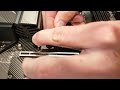 how to install m.2 drive in b650 aorus elite ax plastic clip