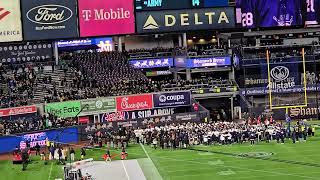 West Point Alma Mater then Notre Dame Alma Mater Post Gane at Yankee Stadium 11-23-24