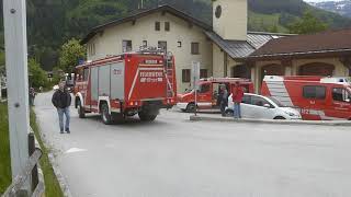 FF Dorfgastein, Alarmfahrt zum Einsatz während der 23 Internationalen Feuerwehrsternfahrt.