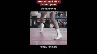 🔥MIKE TYSON🔥 VS 💪MUHAMMAD ALI💪 🥊SHADOW BOXING🥊#miketyson #muhammadali #shadow #boxing #shorts #fight