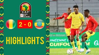 AFCON 2023 QUALIFICATION | GUINEA VS ETHIOPIA | ጊኒ ከ ኢትዮጵያ | Full Highlight