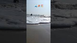 Beautiful beach🏖️ #beach walk #beach music #perupalem beach #trending #viralshort #nature #ytshorts