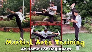 Taekwondo Training At Home For Beginners | Martial Arts Training \u0026 Kicks Tutorials | 10 Tutorials