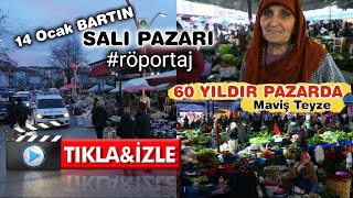 SALI PAZARI RÖPOTAJ! 60 YILDIR PAZARCI MAVİŞ TEYZE ! #vlog #röportaj #bartın #gallapazarı #girgintv