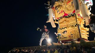 2019年 山本·辻秋祭り 大辻太鼓台 inマルナカ