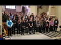 CVR After Hours Choir singing Dona Nobis Pacem at St James Anglican (Montréal QC)