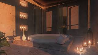 Relaxing Bath Ambience | Bubble Water Sounds for Sleep |  Soothing Spa Sounds