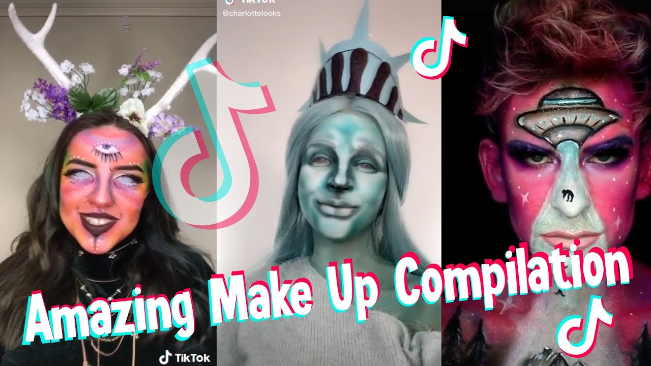 Tiktok Crazy Makeup Compilation 19 Youtube