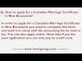 How To Apply For A Canadian Marriage Certificate In New Brunswick?