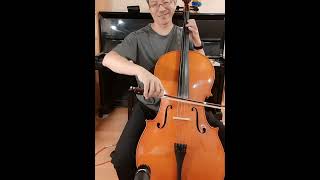 Day 187 Bach Suite No.1 in G major for Cello - Prelude practice  bar 11 - 20   20231103