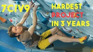 Eric VS The Hardest Project In 3 Years - 7C/V9 - Bouldering Session