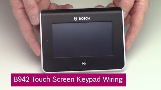 Bosch B942 Touch Screen Keypad Wiring