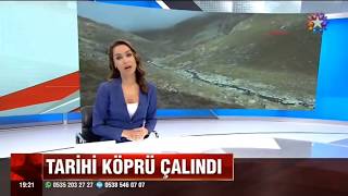 300 Yıllık Tarihi Köprü Çalındı