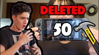 50 WAYS TO BREAK A NINTENDO SWITCH - DELETED SCENE