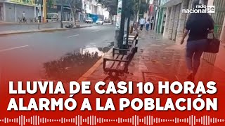 Áncash: lluvia de casi 10 horas alertó a los chimbotanos