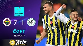Merkur-Sports | Fenerbahçe (7-1) T. Konyaspor - Highlights/Özet | Trendyol Süper Lig - 2023/24