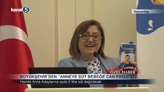 Büyükşehir’den”Anneye Süt Bebeğe Can Projesi”