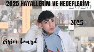 2025 HAYALLERİM VE HEDEFLERİM ( VİSİON BOARD ) 7️⃣7️⃣7️⃣