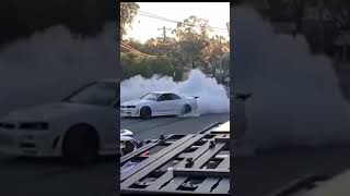 Nissan Skyline R34 GTR (WARGTR) Street Burnout 🚧