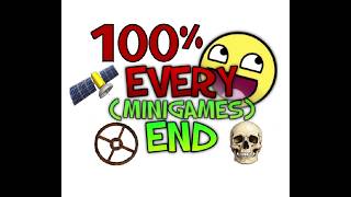 Every (Minigames) End 100% [FIRST VICTOR]