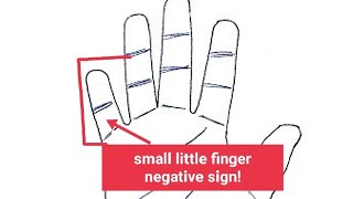 small little finger l short Mercury finger l Palm analysis l