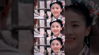 古装美女群像#zhaoliying  liuyifei   戴花环#抖音 tiktok  china