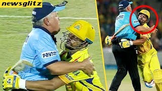 Suresh Raina Funny Moment with Umpire | CSK vs RR Match Highlights | IPL 2018
