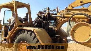 BIG IRON ONLINE AUCTION 9-13-2017:  1973 Caterpillar 627 Push-Pull Twin Engine Motor Scraper