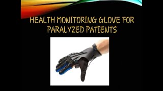 IOT based health monitoring glove for paralyzed patients